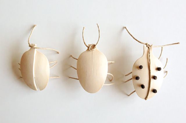 Manualidades infantiles: Escarabajos de madera
