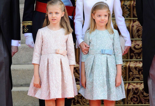 La Princesa Leonor y la Infanta Sofía protagonistas en la coronación de Felipe VI