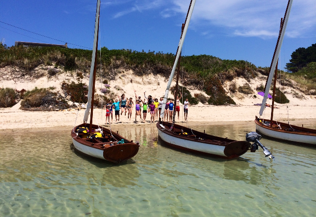 Campamento infantil Anchor en la costa de Lugo