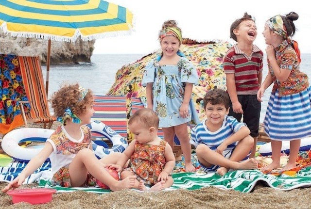 Moda de baño para niños de Dolce & Gabbana