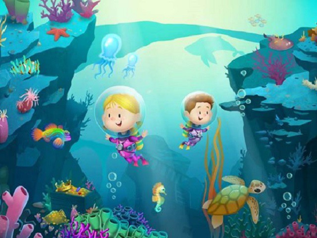 Aplicación recomendada: Explorium, océano para niños