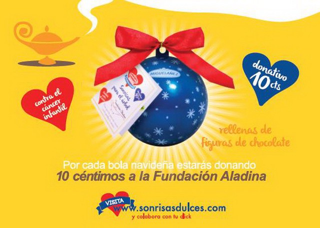 Migueláñez ofrece sus sonrisas dulces a la Fundación Aladina