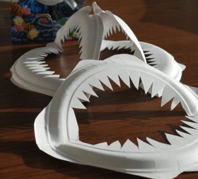 Manualidades de Halloween: Dientes de tiburón