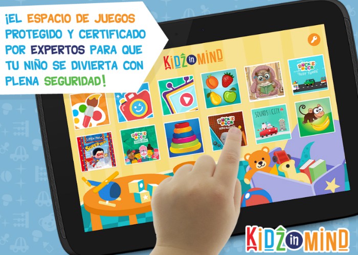 KidzInMind, jugar en las tablets pero seguros