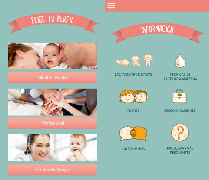 App de la Asociación Española de Pediatría sobre lactancia materna