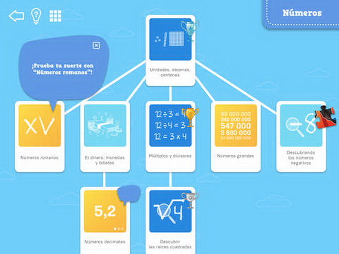 Matemáticas en la punta de sus dedos con myBlee Math