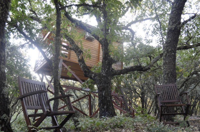 Alojamientos con niños: Ecolodge Cabañeros en Ciudad Real