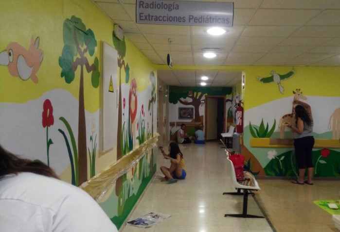 El Hospital Materno-Infantil de Córdoba se llena de color