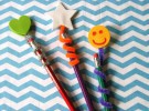 Manualidades con niños: Lápices decorados para la vuelta al cole