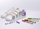 Regalos originales: Zapatillas de diseño propio con Le Coq Sportif y Crayola