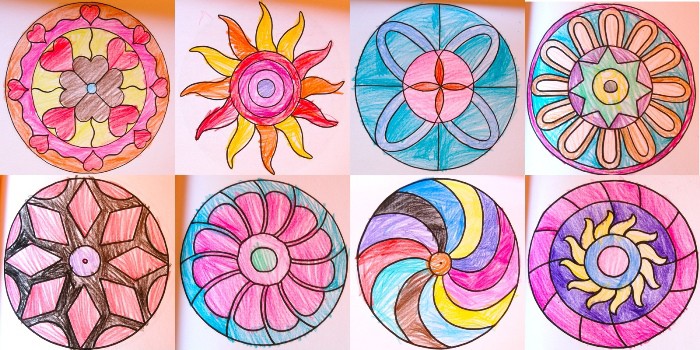 Los beneficios de pintar mandalas con los niños