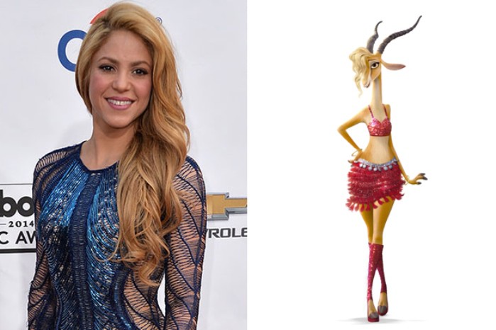 Shakira, protagonista de Zootopia, la nueva película de Disney