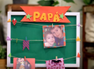 Ideas para el Día del Padre: Cuadro con fotos