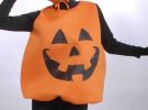 Disfraz de embarazada para Halloween: Calabaza