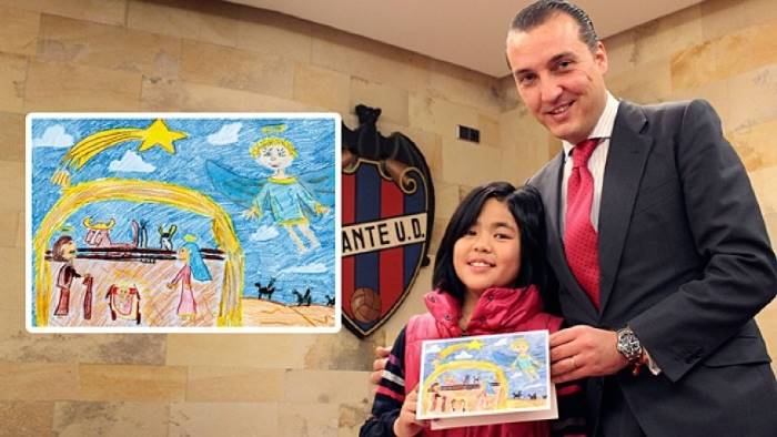 El Levante UD crea un concurso infantil de felicitaciones navideñas