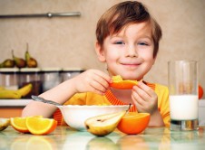 el desayuno de los niños españoles