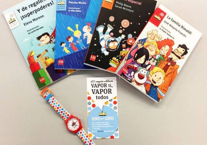 Campaña solidaria de literatura infantil: Vapor ti, Vapor todos