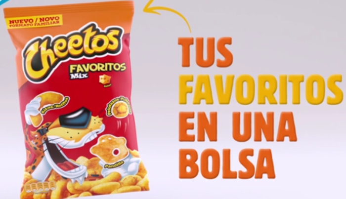 Cheetos lanza una nueva variedad: Favoritos Mix 4 formas 4 sabores