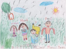dibujos infantiles la familia
