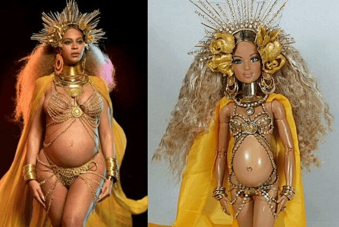 La muñeca Barbie se convierte en Beyoncé embarazada