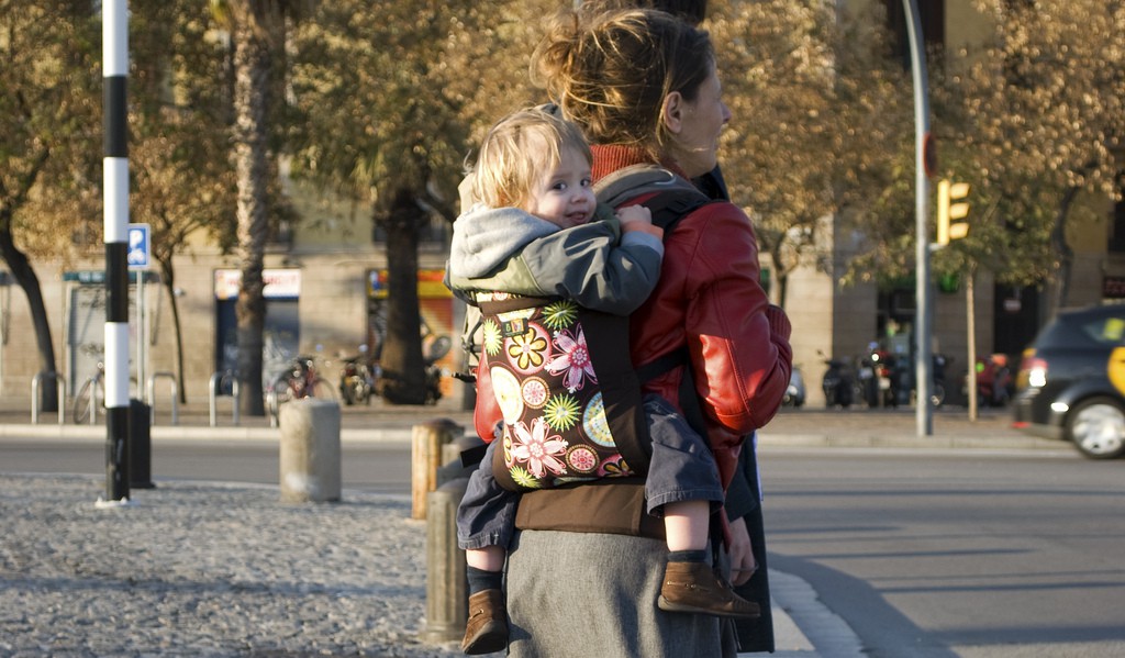 Cómo usar las mochilas para bebés