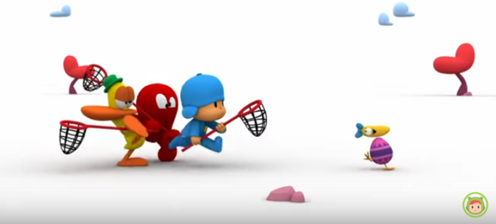 Pocoyo y los huevos de pascua