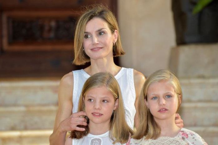 Reina Letizia e hijas