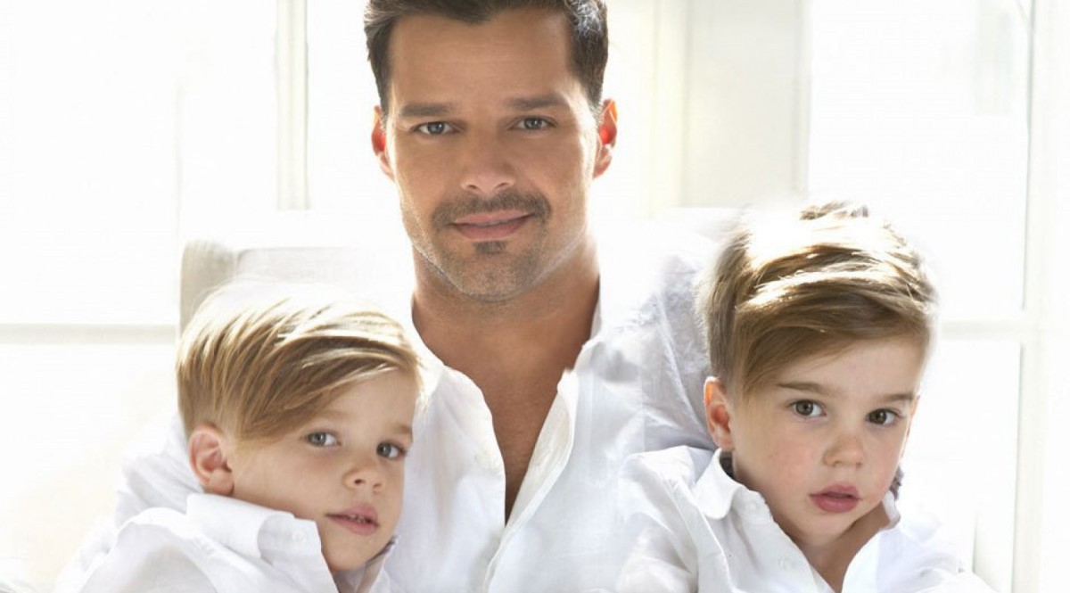 Ricky Martin e hijos