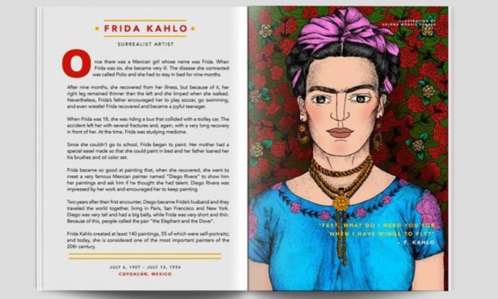 cuentos de buenas noches para niñas rebeldes Frida