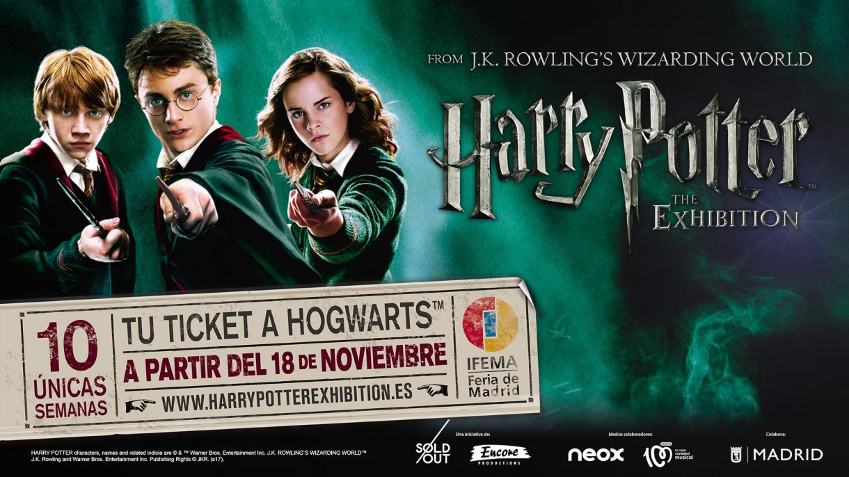 Harry Potter, The Exhibition llega a Madrid