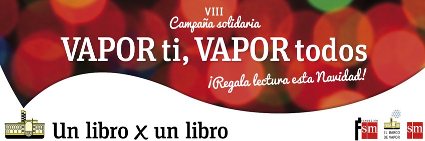 Vapor ti, Vapor todos: Libros llenos de solidaridad