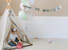 Tendencia de decoración: tienda de campaña en dormitorio infantil