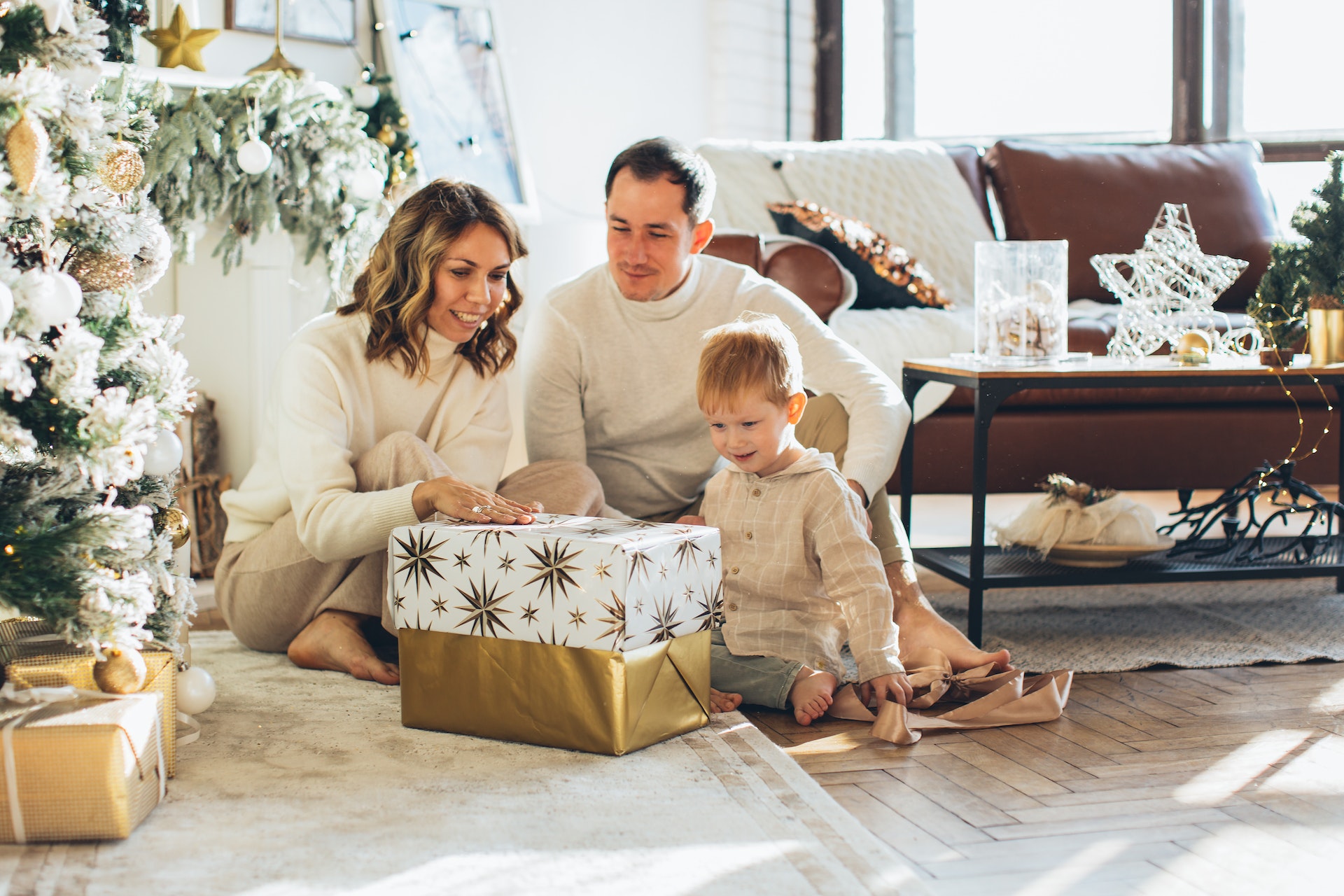 Sesion De Fotos De Navidad En Familia