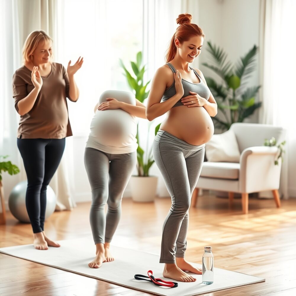 Ejercicios seguros para embarazadas