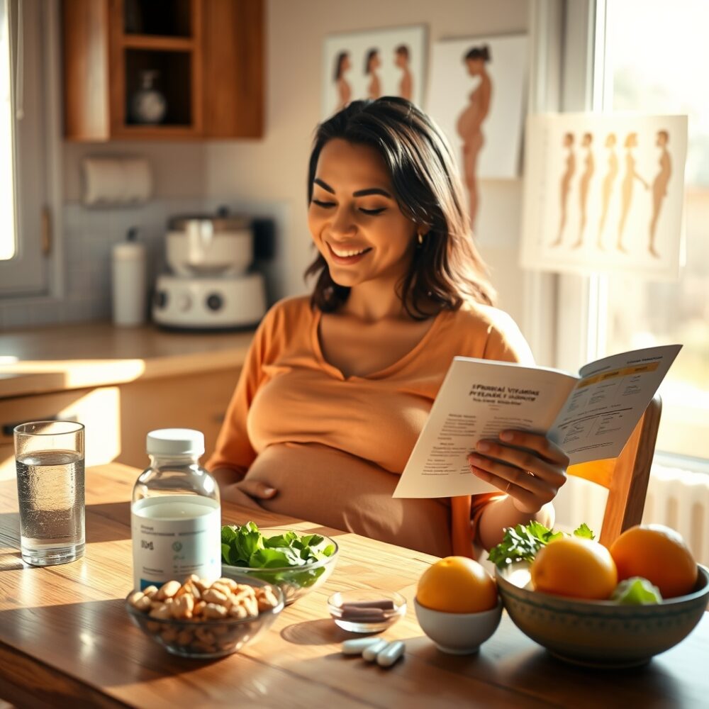 Importancia de las vitaminas prenatales