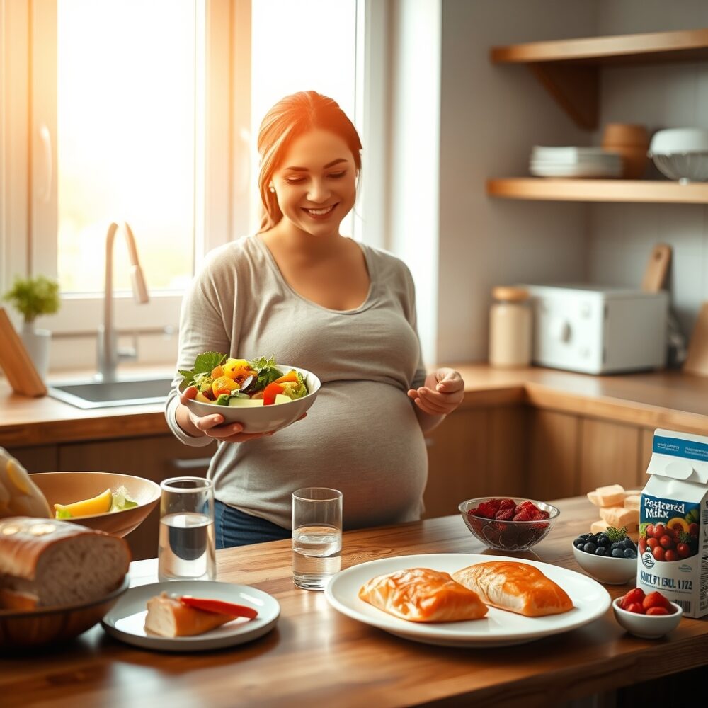 Consejos para una alimentación saludable durante el embarazo