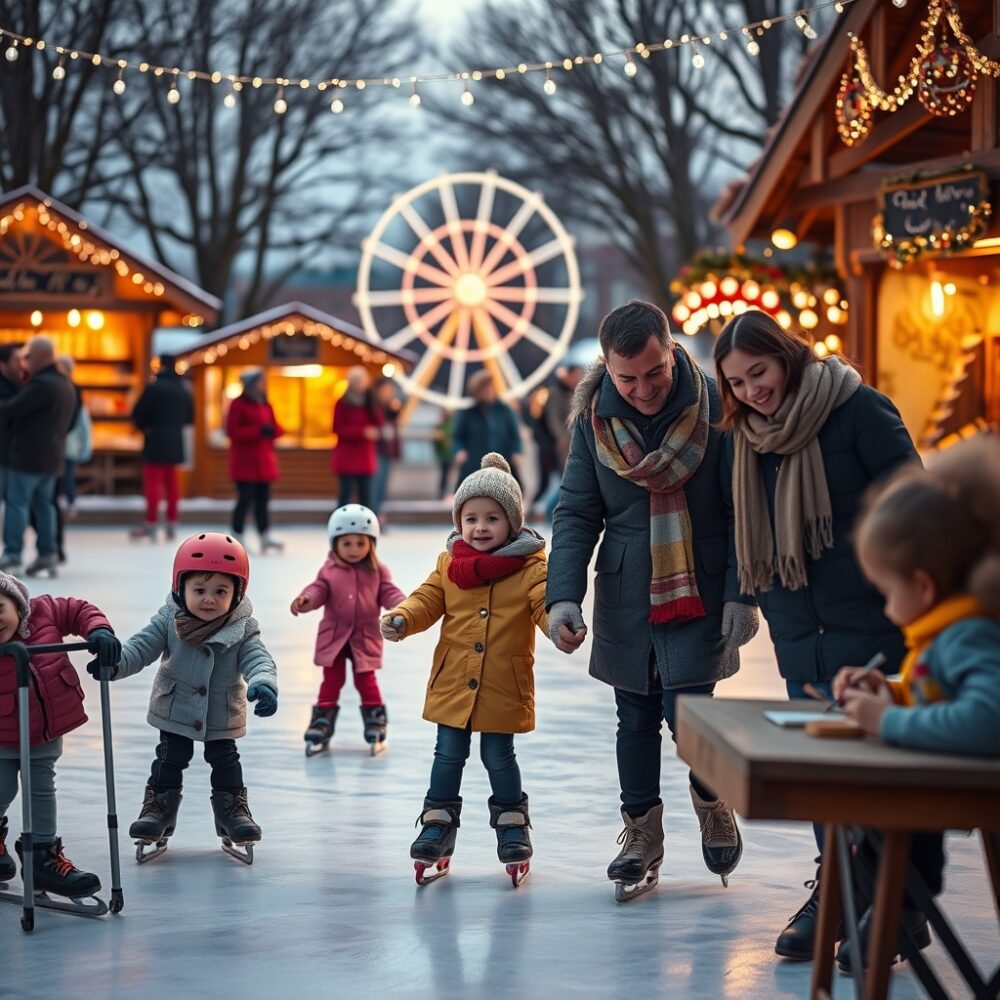 Actividades de invierno para niños en España: desde patinaje hasta ferias navideñas