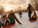 Planes con niños en la nieve sin esquiar: trineos, raquetas y paseos