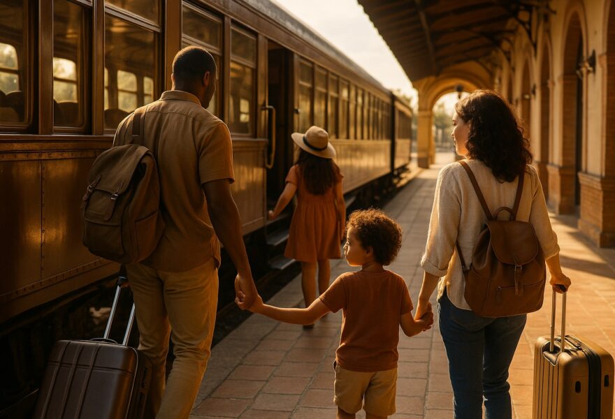Trenes turísticos en España para viajar con niños: rutas con encanto