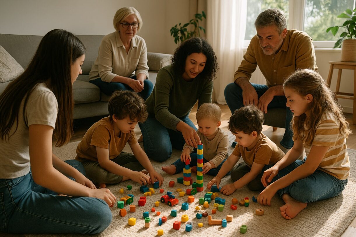 Planes con primos: ideas para reuniones familiares con niños de edades muy distintas