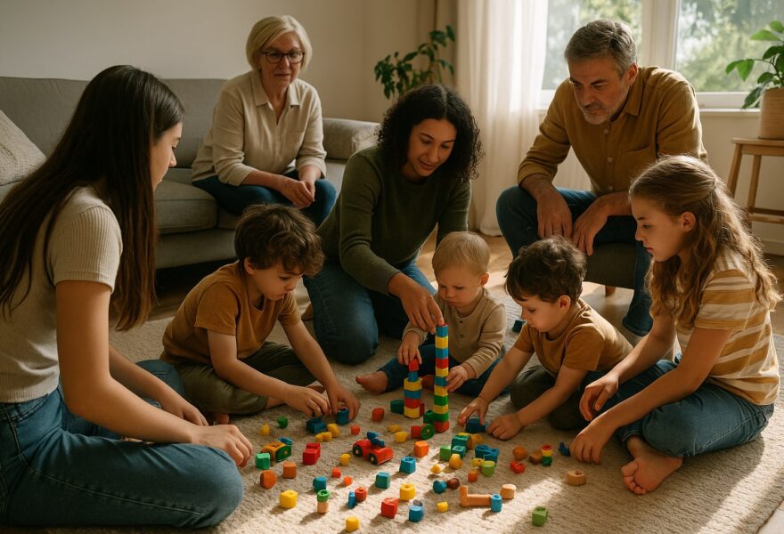 Planes con primos: ideas para reuniones familiares con niños de edades muy distintas