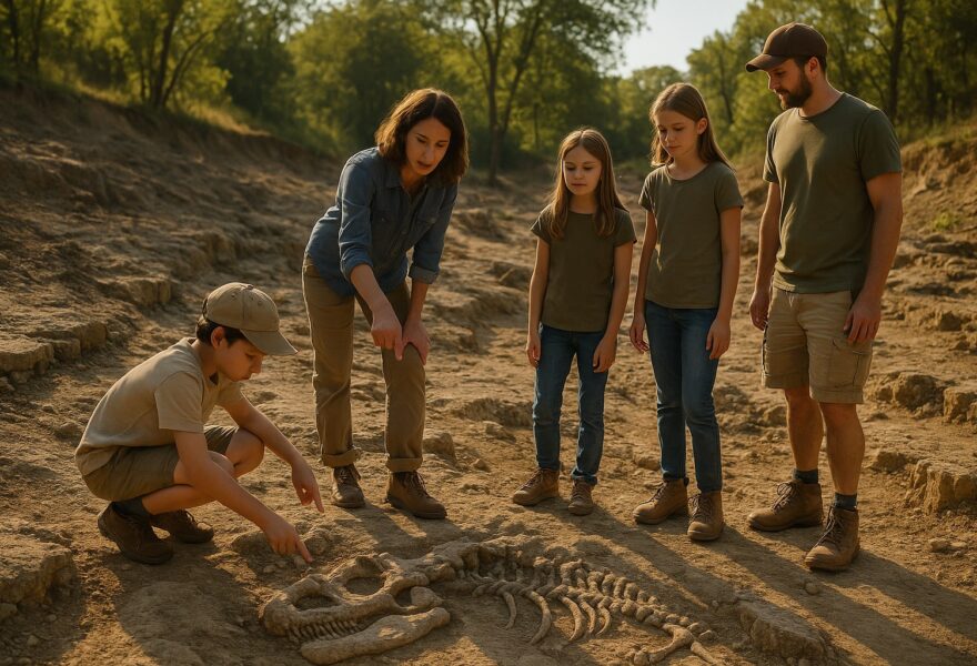 Rutas de dinosaurios y yacimientos paleontológicos para visitar con niños