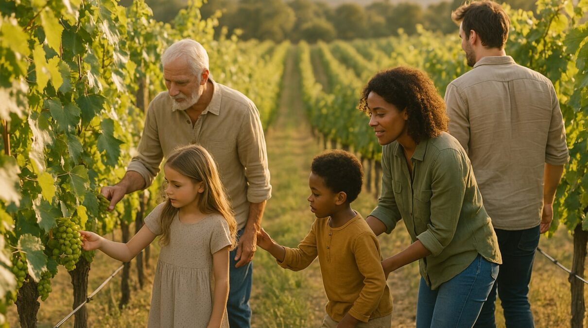 Visitar viñedos y bodegas en familia: ¿pueden ir los niños?