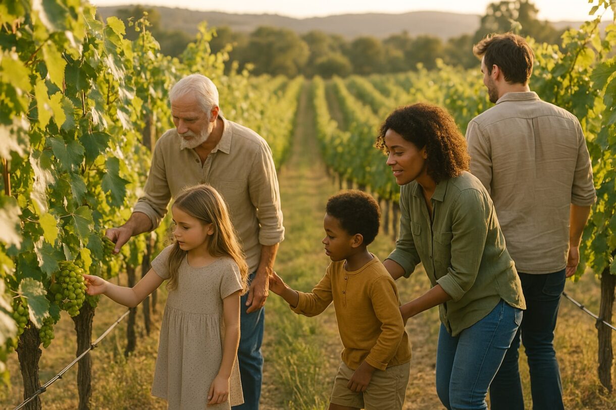 Visitar viñedos y bodegas en familia: ¿pueden ir los niños?