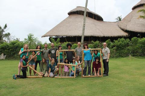 Escuela ecológica en Bali