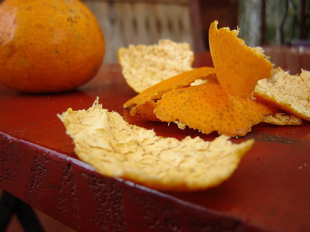 Cáscara de naranja como biocombustibles