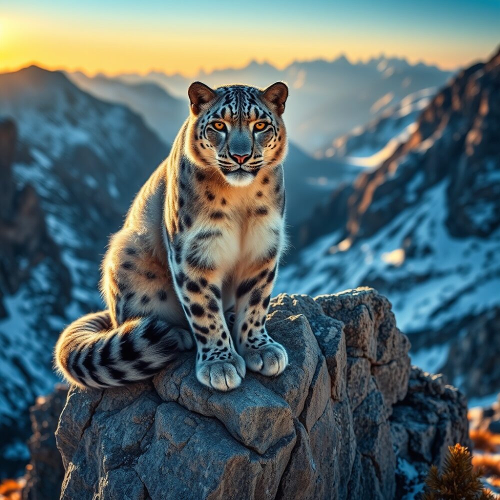 Leopardo de las Nieves: Fantasma de las Montañas