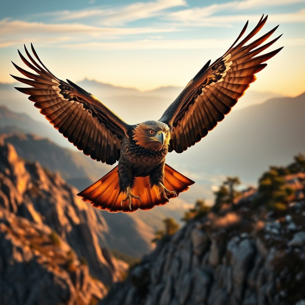 Ficha del Águila Real: El Maestro del Cielo