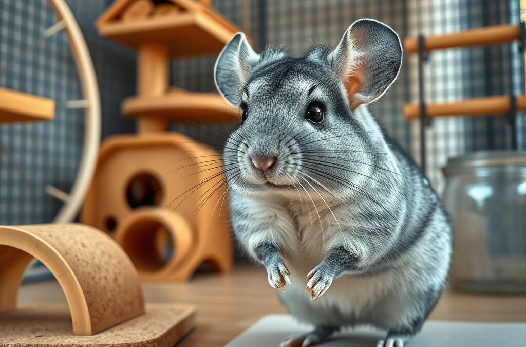 Ejercicio y juego para chinchillas: cómo mantenerlas activas