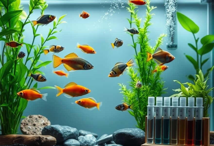 Mantenimiento del agua y calidad en acuarios de peces